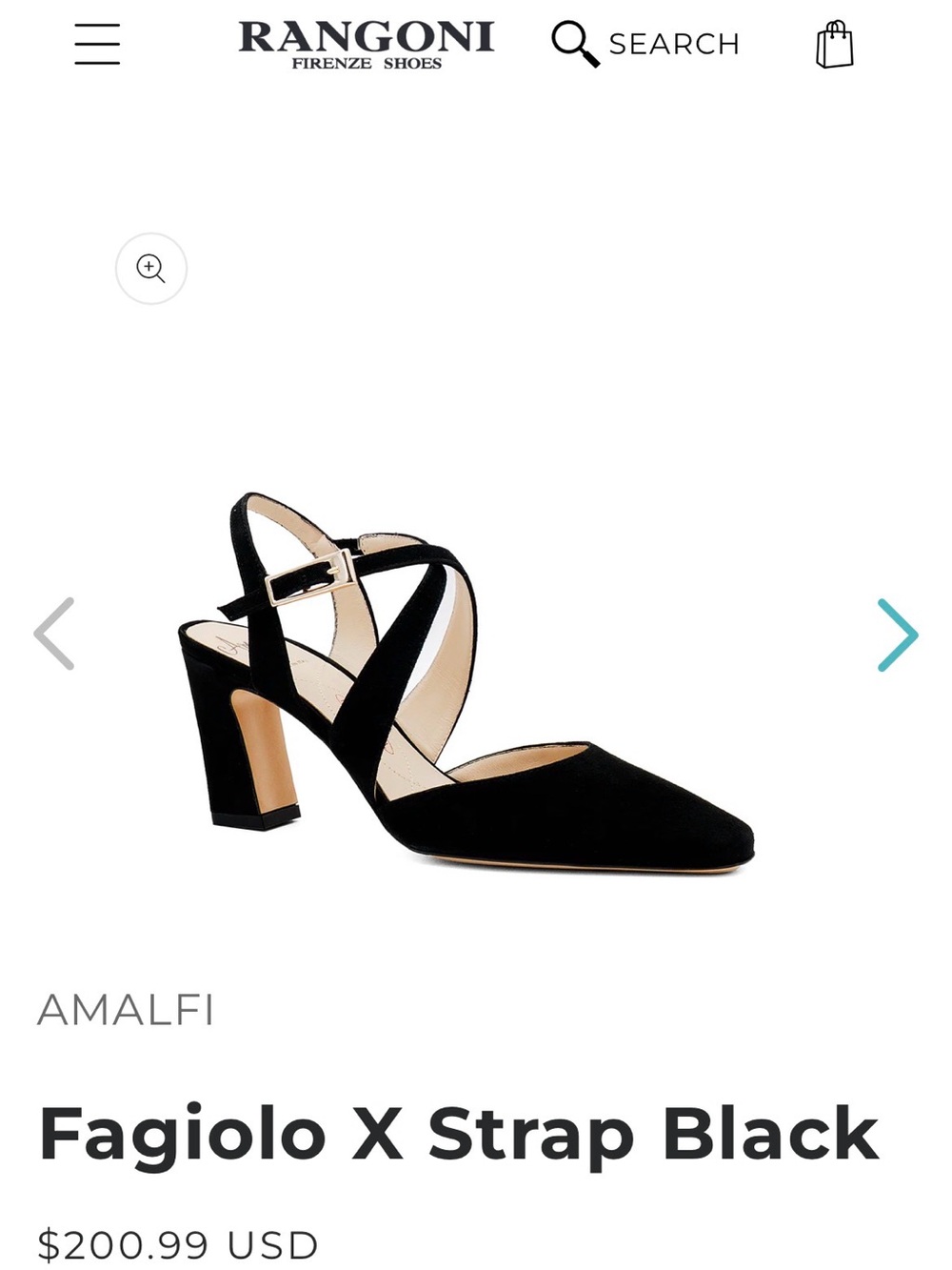 Rangoni Fagiolo X Strap Suede Pumps, 7N